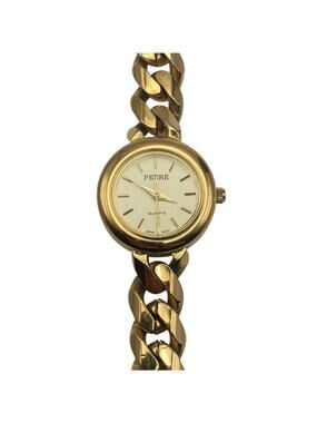 Women's Minimalist VTG PEDRE Petite Bracelet Watch 22mm - Fresh Battery-Wrist 6"